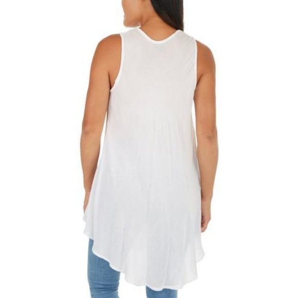 NEW Ana & Rose Women's Stars & Stripes USA FLAG Printed Tank Top NWT! - Picture 2 of 14